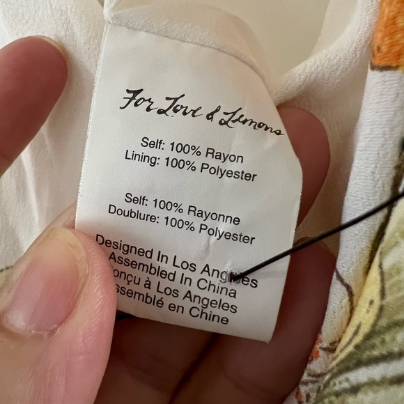 For Love & Lemons Limonada Capri Jumpsuit - Size S - Picture 9 of 9